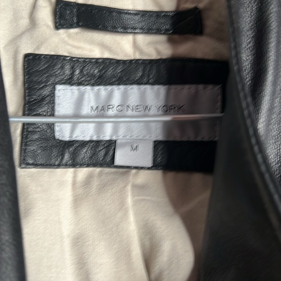 Leather coat by Marc New York - Picture 4 of 8